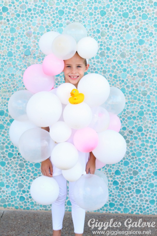 DIY Bubble Bath Costume