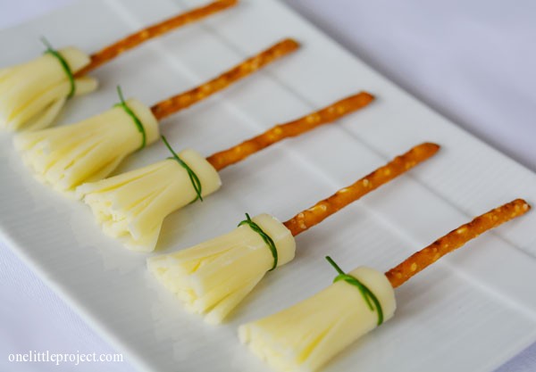Cheese & Pretzel Broomsticks