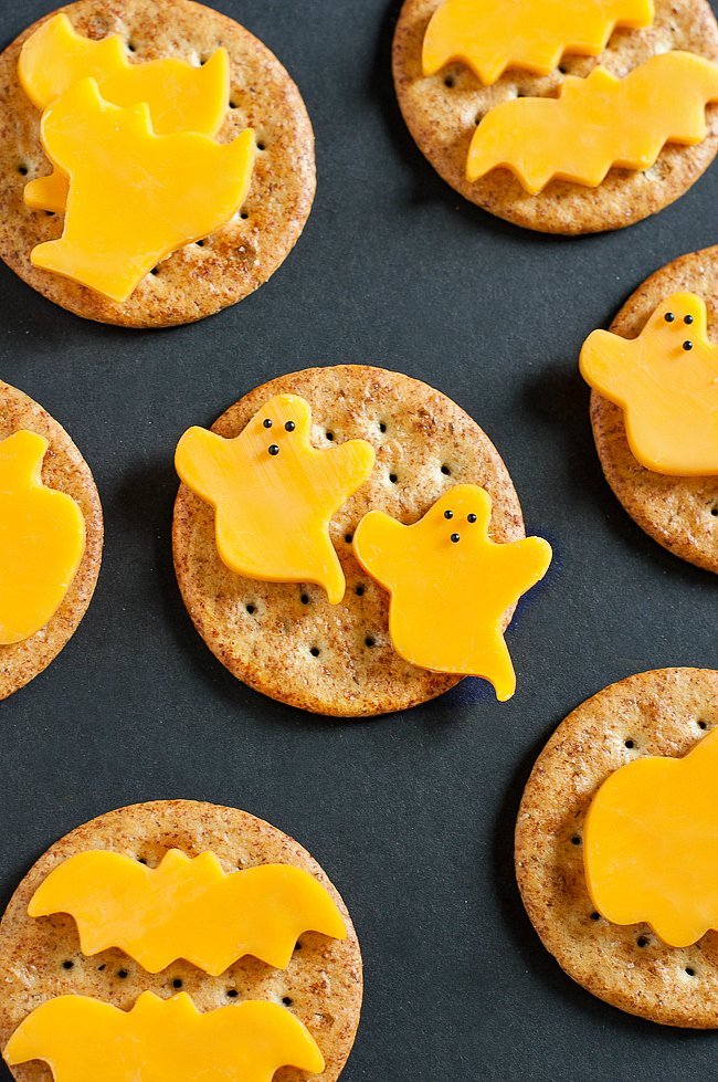 Crackers and Cheese Halloween Finger Food