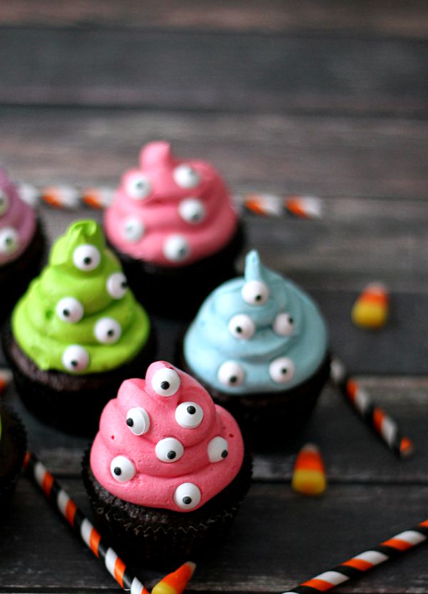 Monster Cupcakes Halloween Finger Food