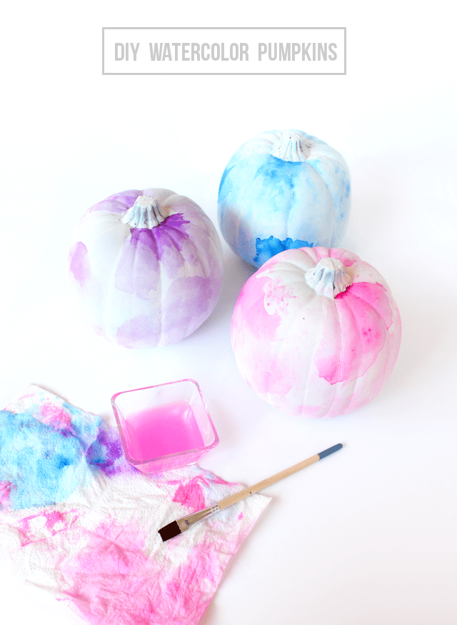 Watercolour Pumpkins