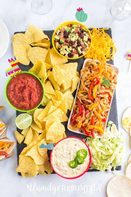 mexican snack board