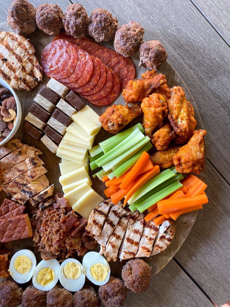 healthy charcuterie board