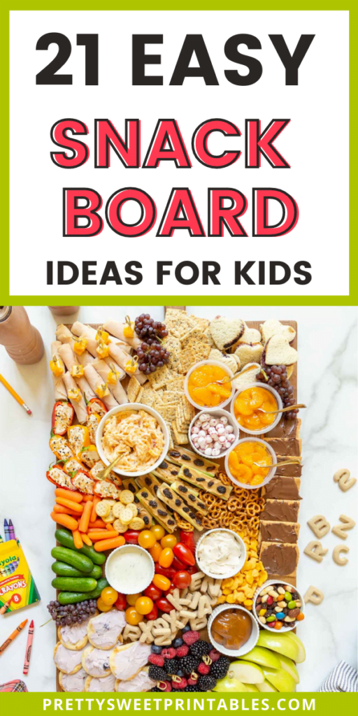 kid-friendly charcuterie board ideas kids-snack-board-ideas