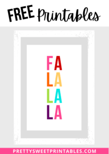5 Free Christmas Printables You'll Love - Pretty Sweet Printables