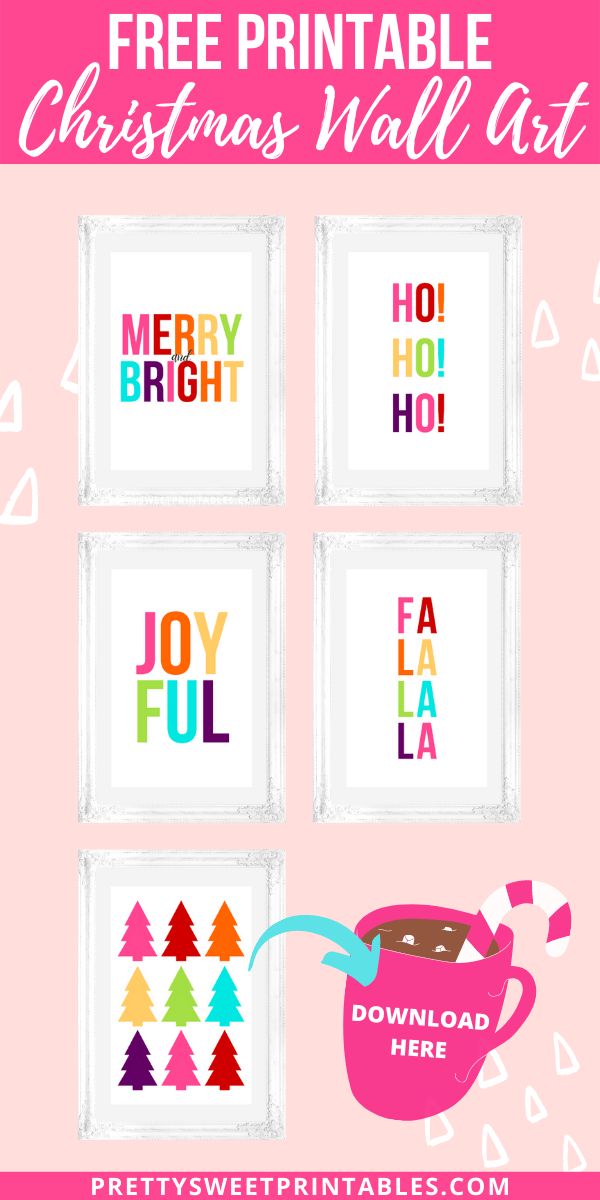 5 Free Christmas Printables You'll Love | Pretty Sweet Printables