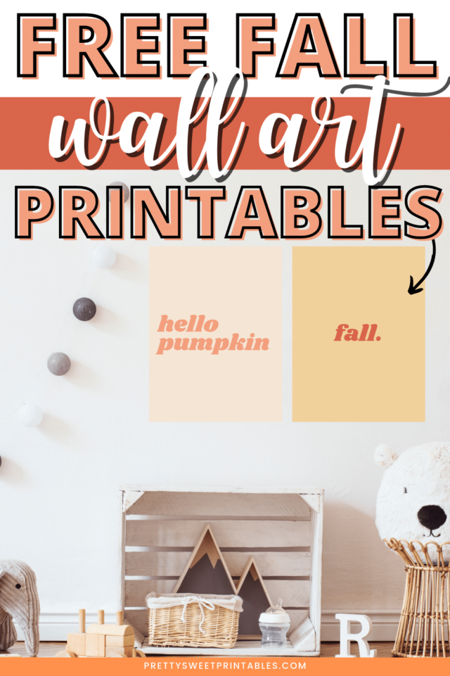 Free Fall Wall Art Printables | Pretty Sweet Printables