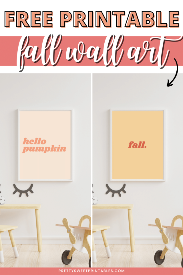 Free Fall Wall Art Printables | Pretty Sweet Printables