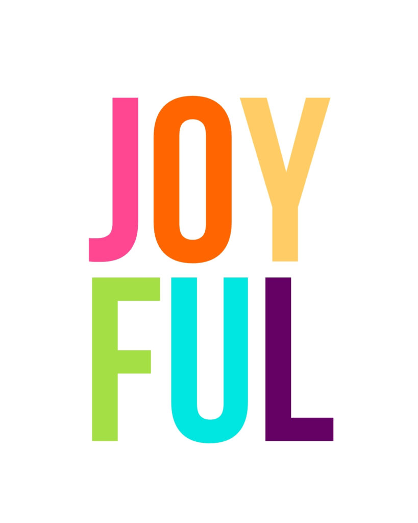 joyful wall art
