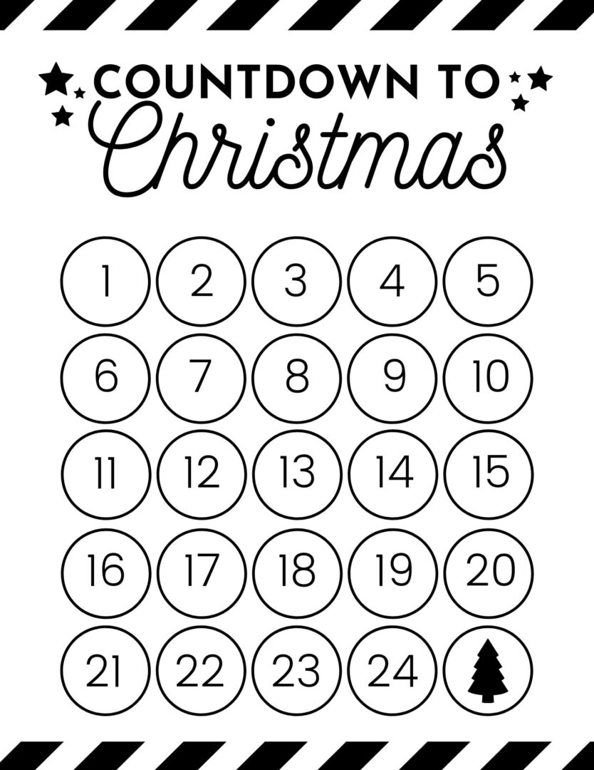 Countdown To Christmas Calendar 2025 Jessa Susannah