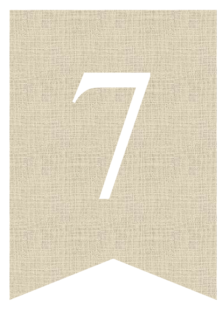 Free Printable Burlap Banner Letters - Pretty Sweet Printables