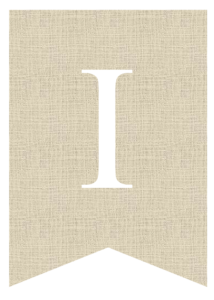 Free Printable Burlap Banner Letters | Pretty Sweet Printables