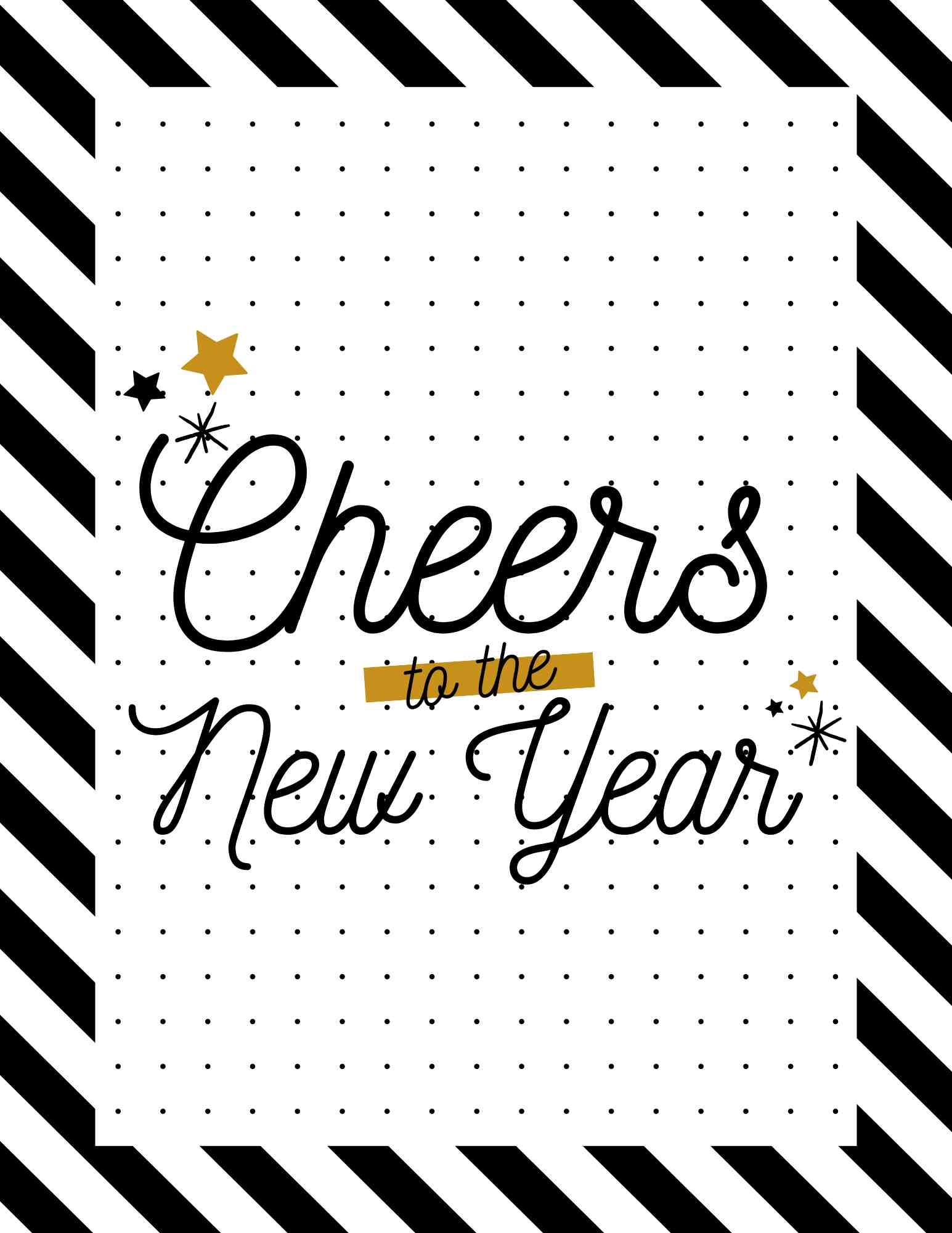 Celebrate Another Year With These Free New Year's Party Printables | Pretty Sweet Printables