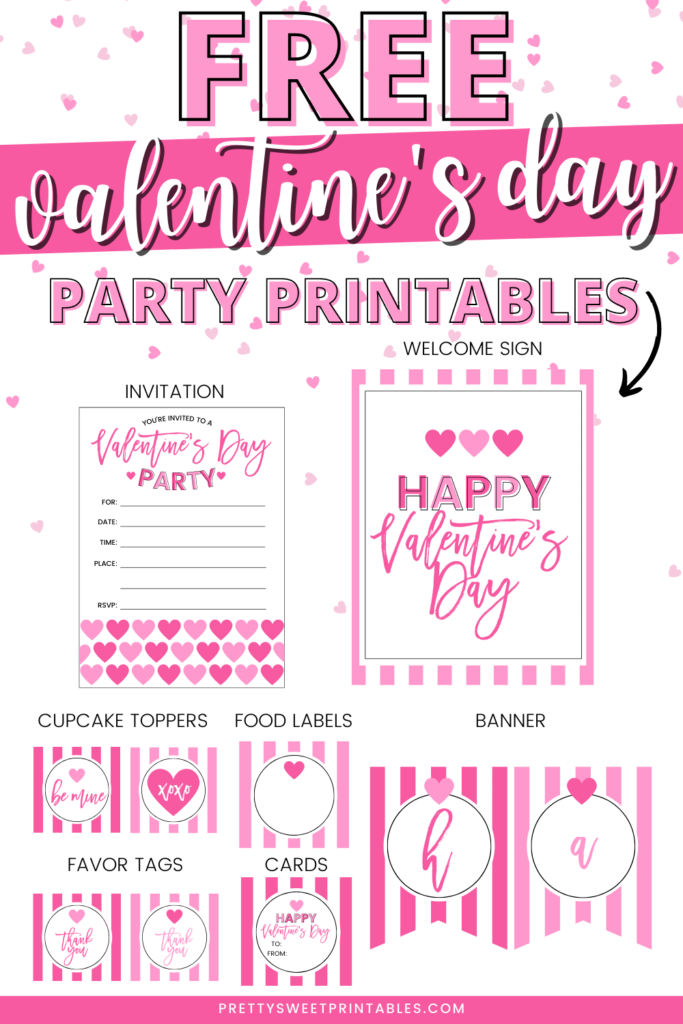 free valentine's day party printables
