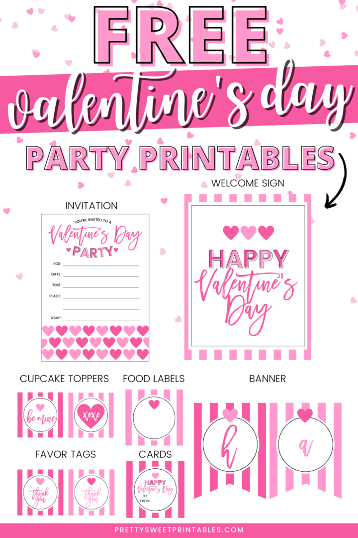 Free Valentine's Day Printables To Celebrate Love Day | Pretty Sweet ...
