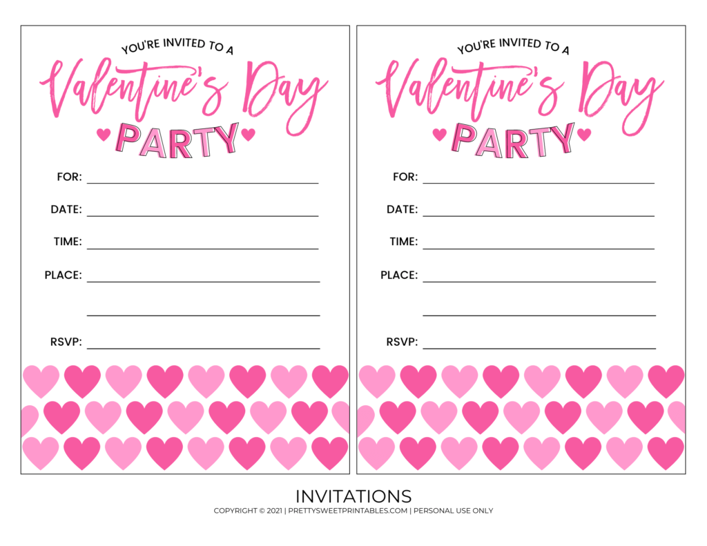 valentine's day invitations