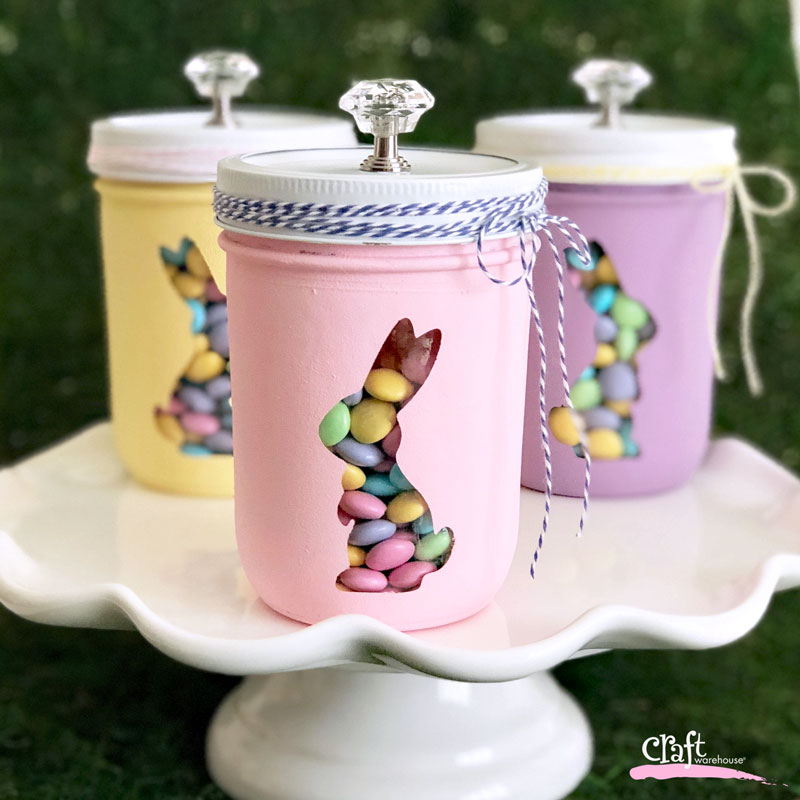 Bunny Mason Jar Craft
