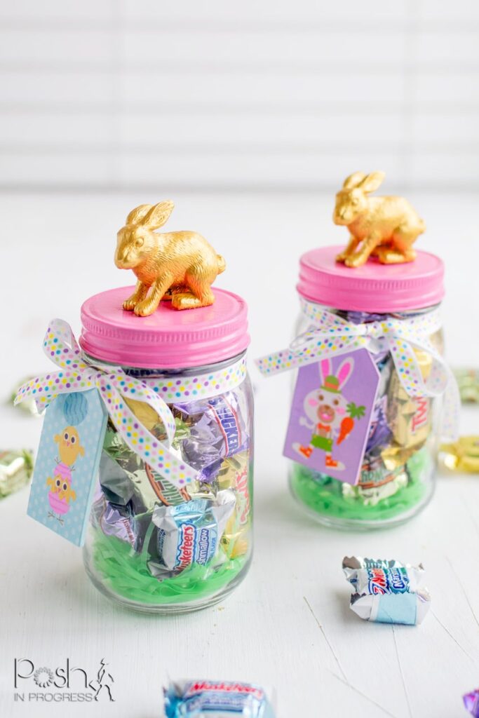 DIY Easter Bunny Candy Jar