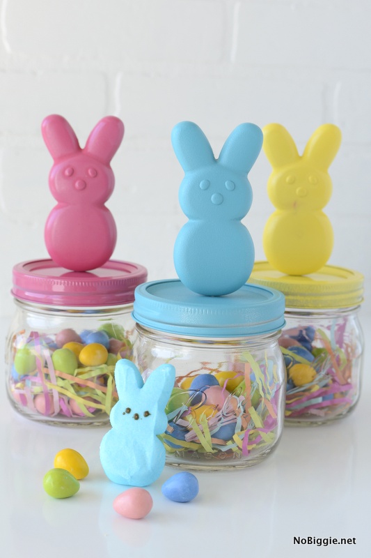 DIY Peeps Bunny Candy Jars