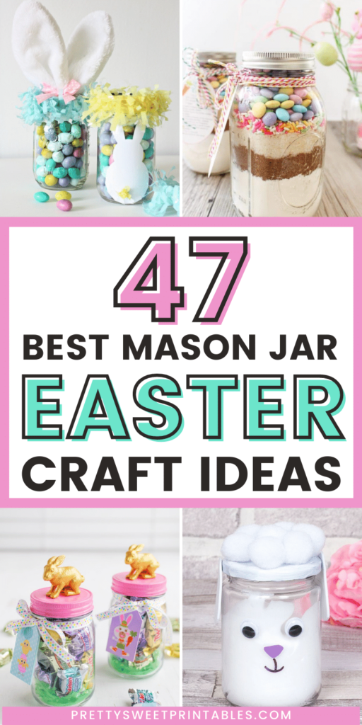 best mason jar easter craft ideas