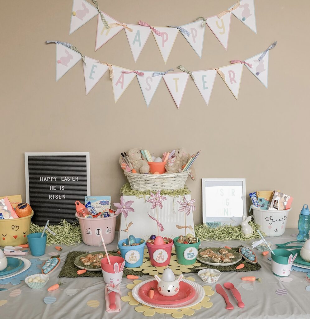 easter party table