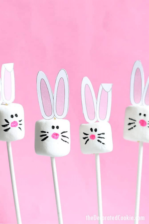 easy easter bunny marshmallows