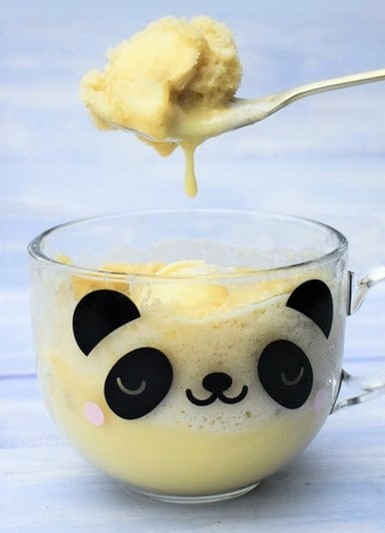 Banana Custard Pudding Mug Cake