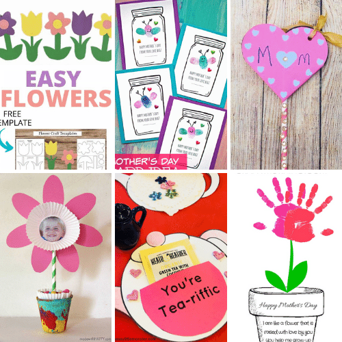 Free Printable Mother's Day Craft Featured
