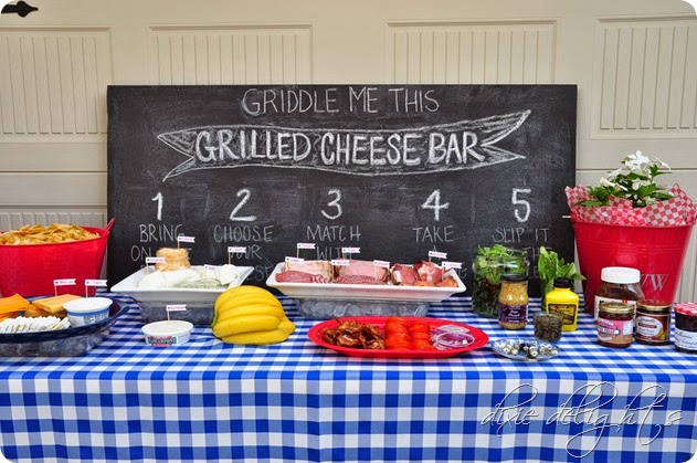 Grilled Cheese Bar Food Bar Ideas