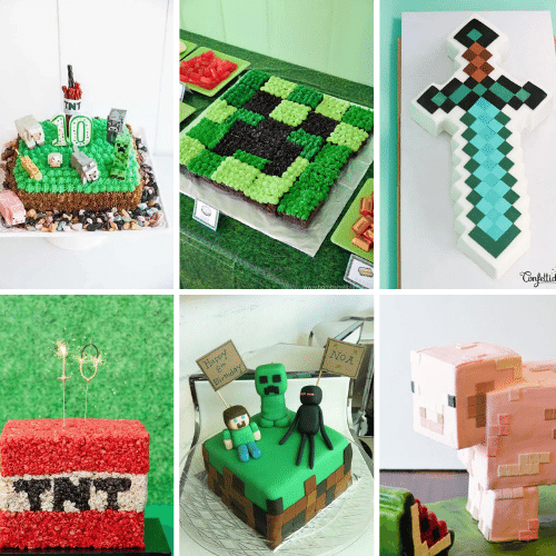 Minecraft Cake Ideas Featured