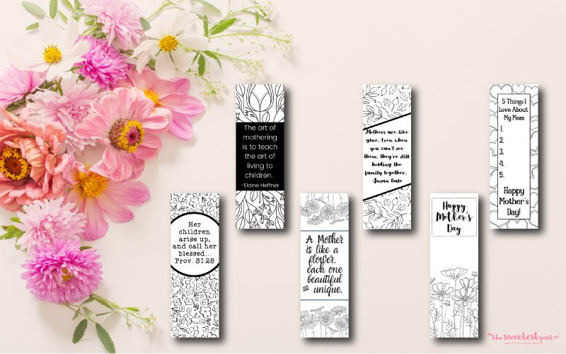 Mother's Day & Scripture Bookmark Templates - Wonder-Filled Days