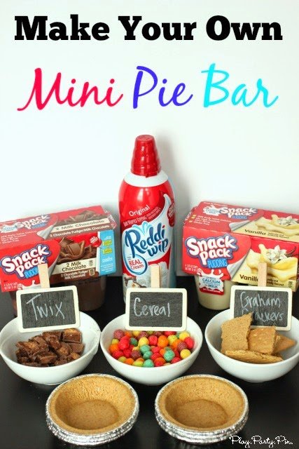 Mini Pie Bar Food Bar Ideas