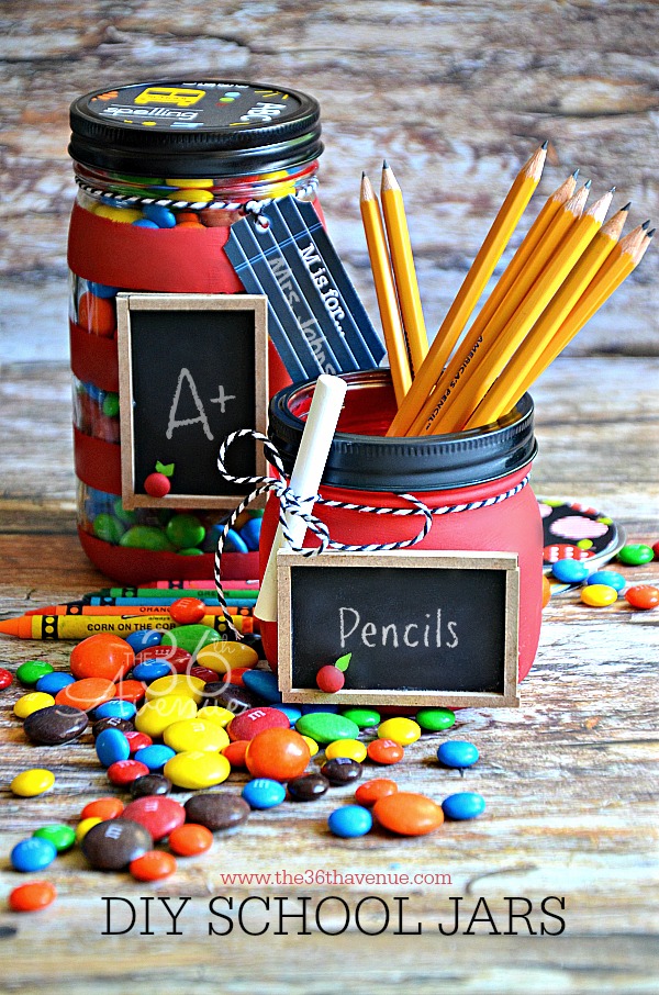 Back to School Mason Jar