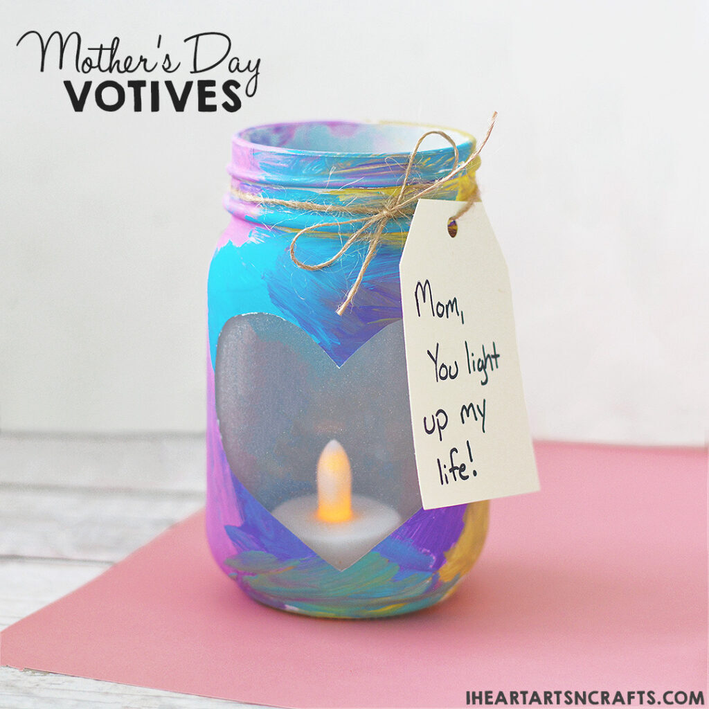 Easy Mother's Day Votive Gift