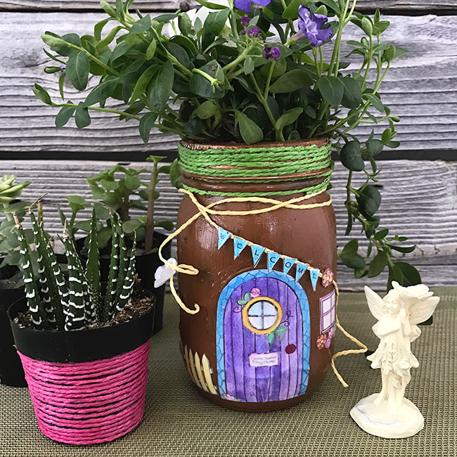 Fairy House Mason Jar