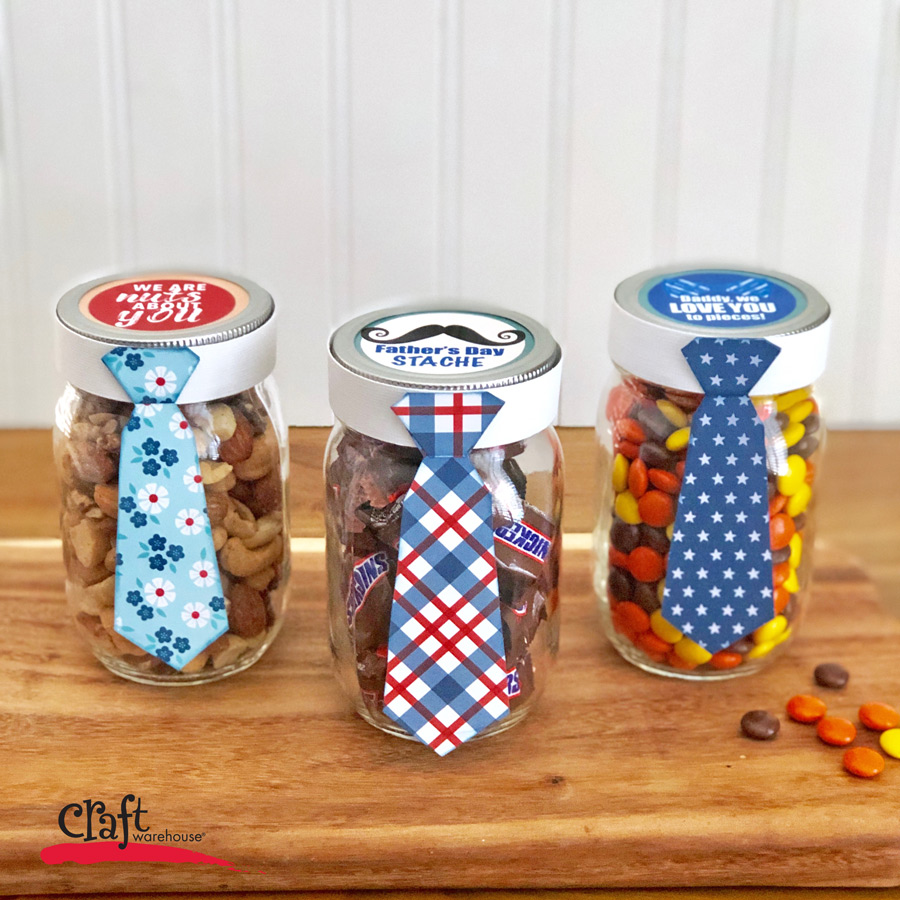 Father's Day Snack Mason Jar Gift 