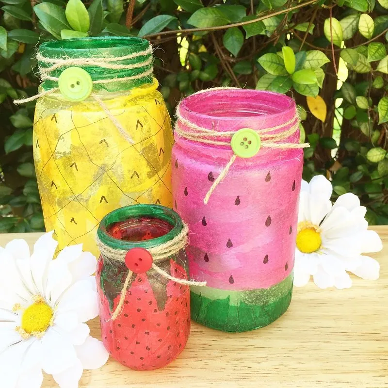Fruit Themed Spring Mason Jar