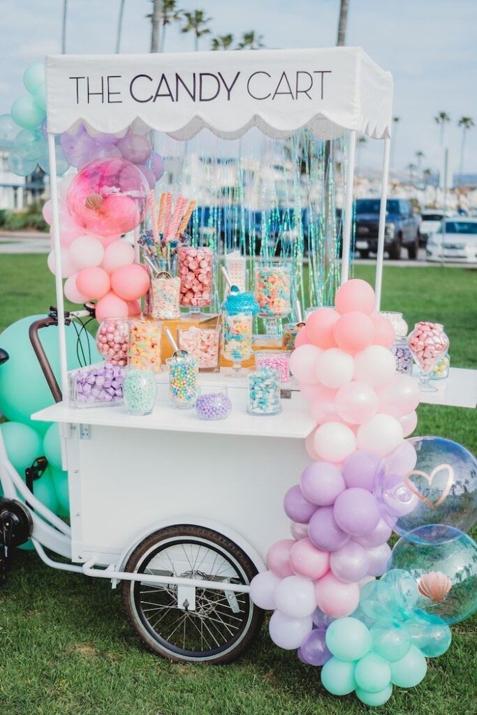 Mermaid Candy Cart