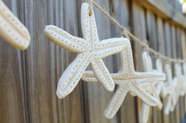 Starfish Salt Dough Garland