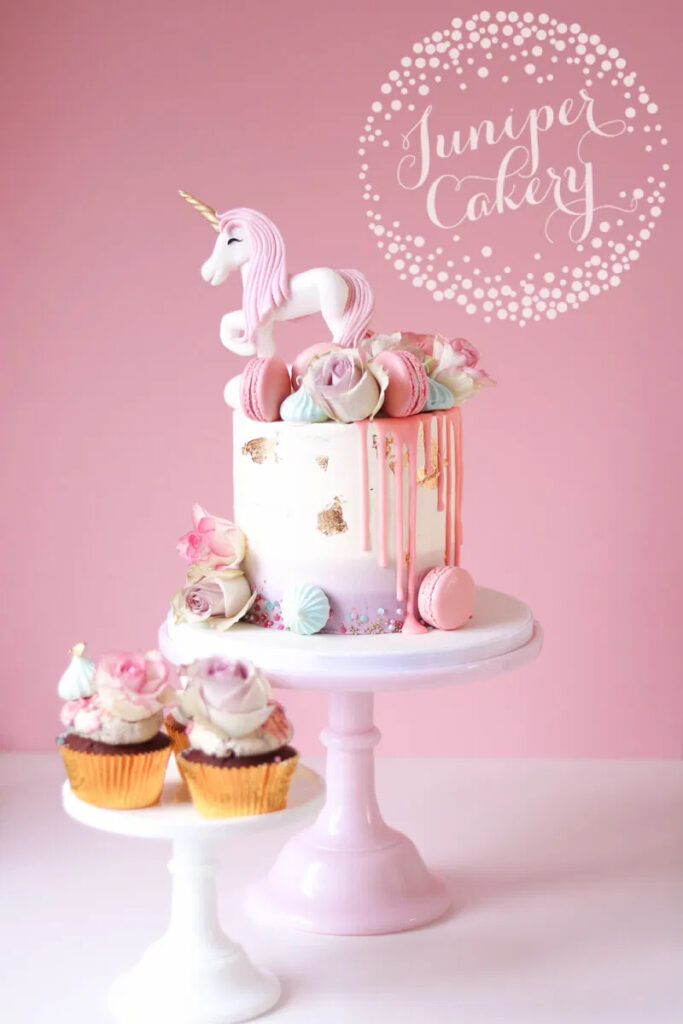 Pastel Unicorn Drip Cake