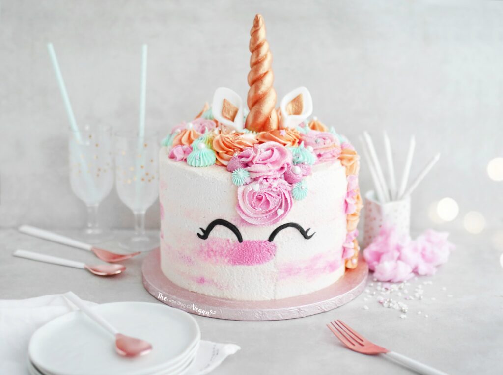 Vegan Unicorn Cake