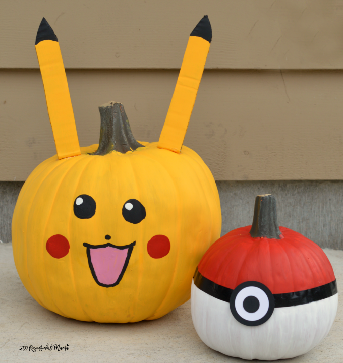 pokemon no carve pumpkin decorating ideas