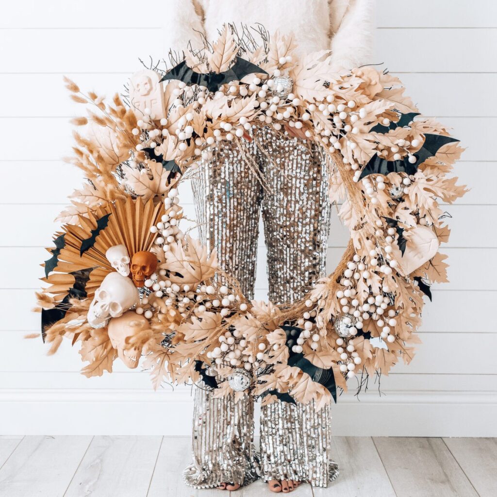 Boho Halloween Wreath