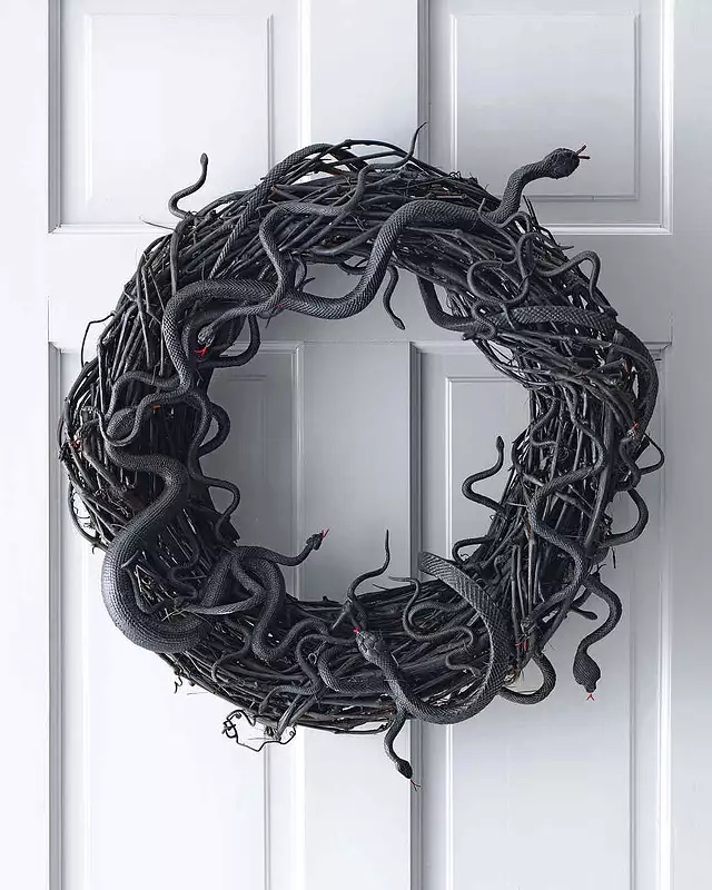 Spooky Snake Halloween Wreath