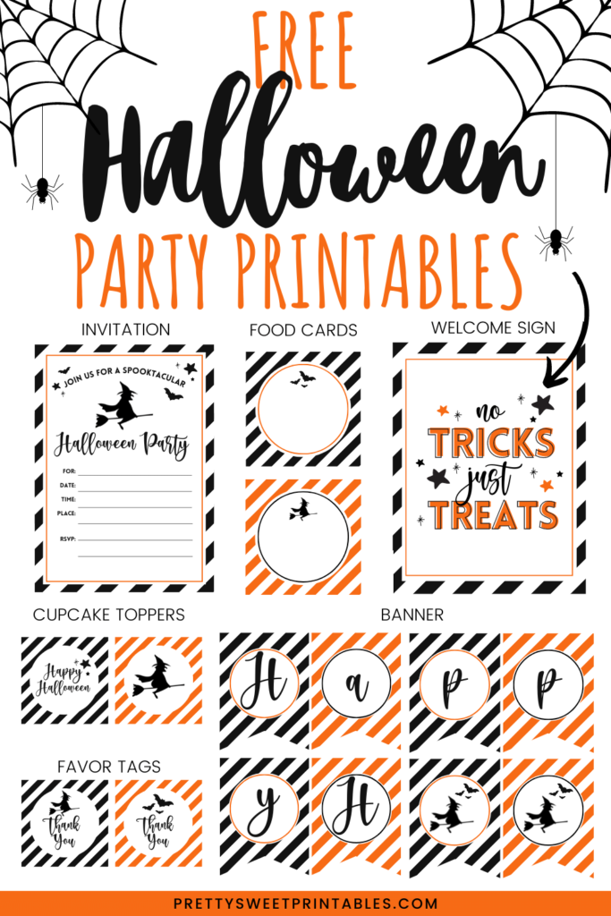 free halloween party printables
