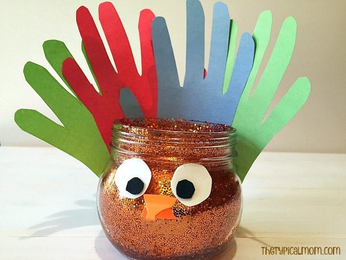 Glowing Thanksgiving Turkey Craft