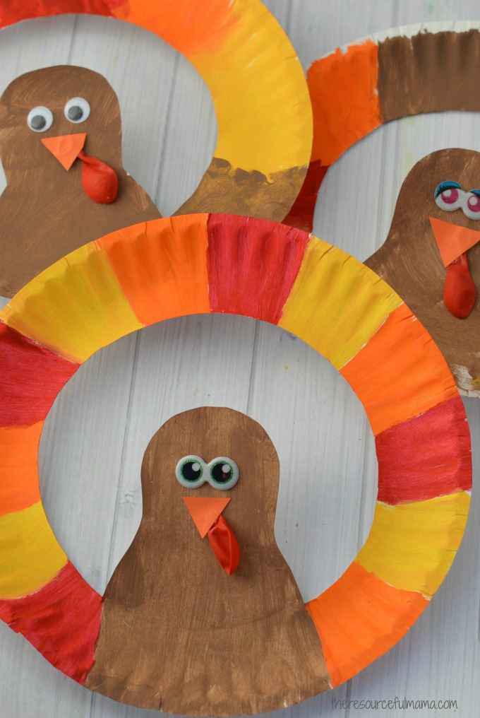 Paper Plate Turkey Craft