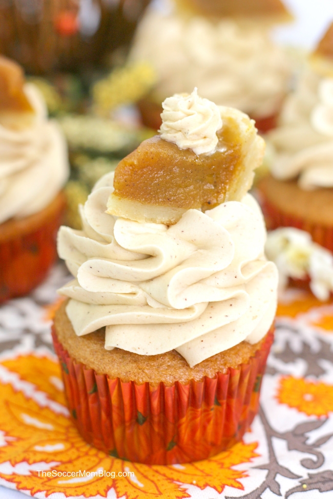 Pumpkin Pie Cupcakes