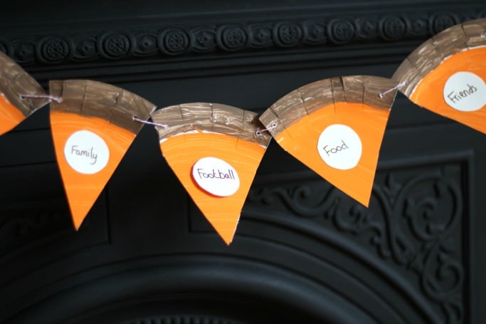 Pumpkin Pie Garland Craft