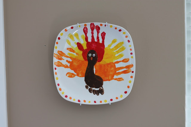 Turkey Handprint Plate DIY